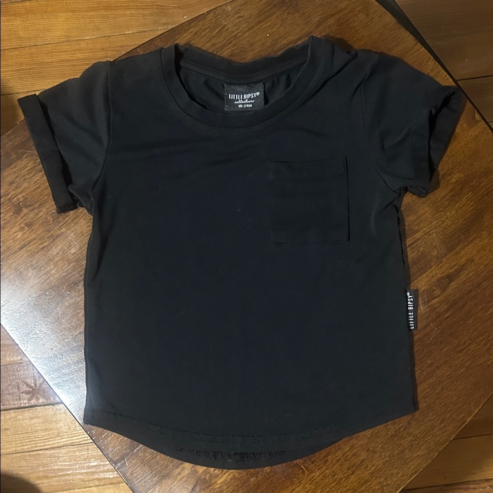 Little Bipsy Black Short Sleeve Tee